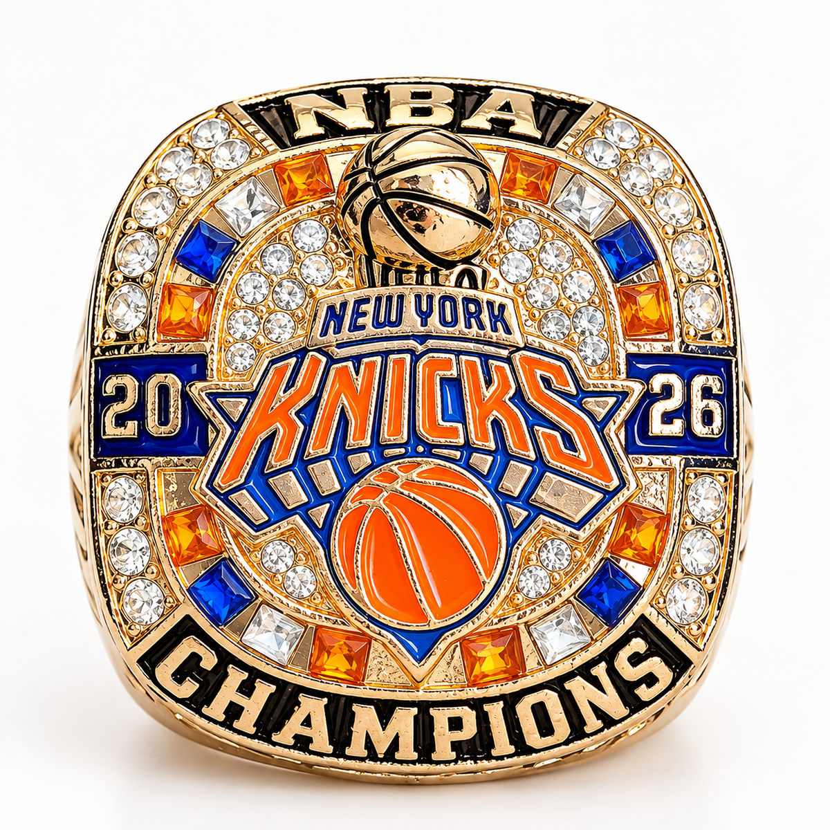 New York Knicks 2026 Championship Ring – Basketball Fan Collectible