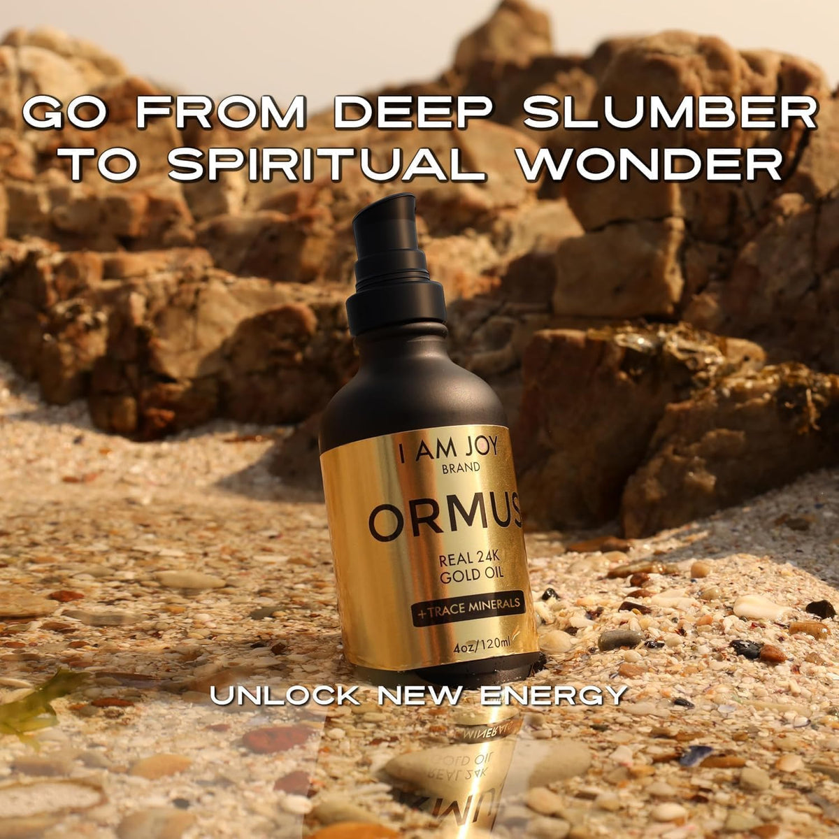 Ormus Gold Monoatomic Oil – Rich in Platinum & Iridium for Intuition, Mental Clarity & Dream Support, Non-Chemical Extraction, 4oz