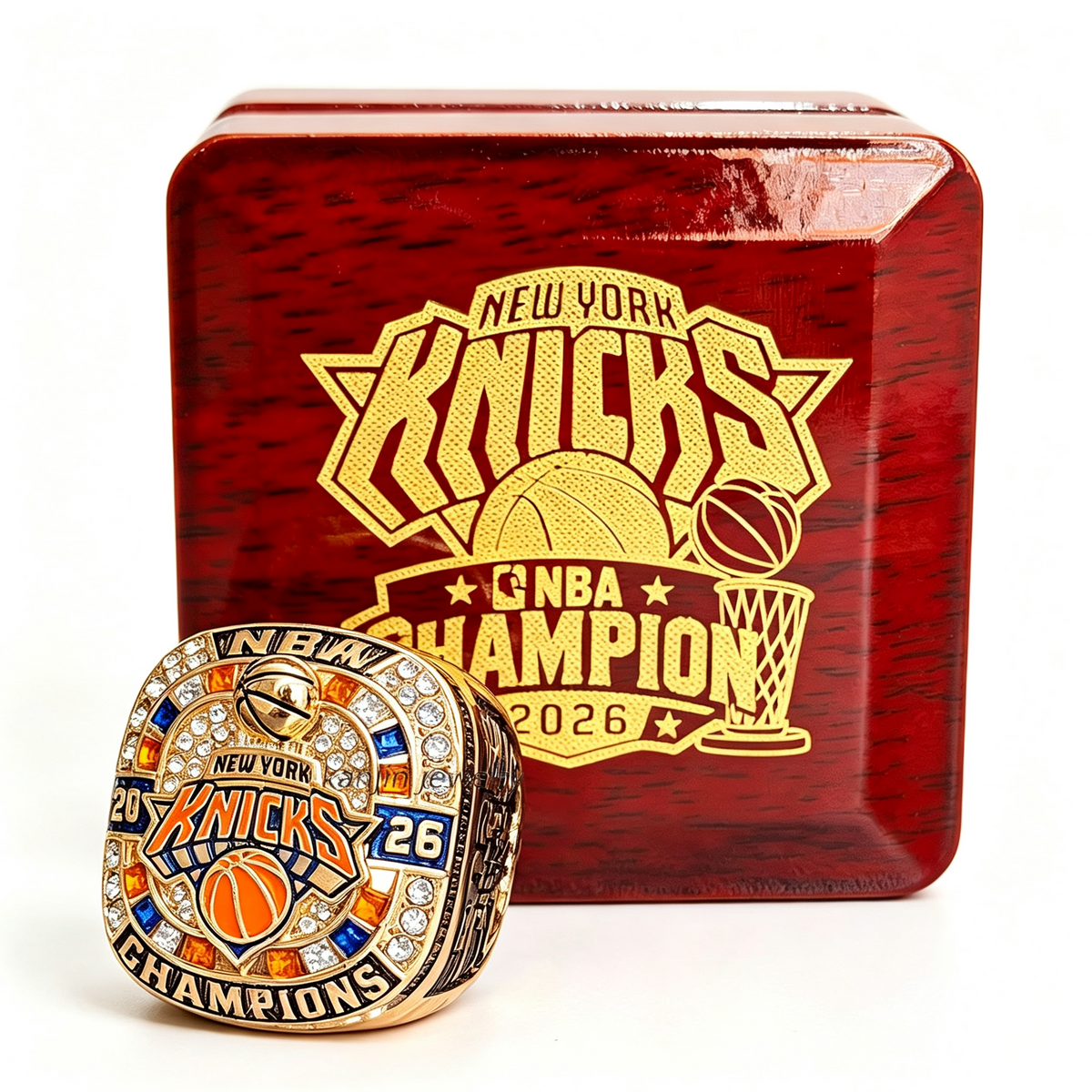 New York Knicks 2026 Championship Ring – Basketball Fan Collectible